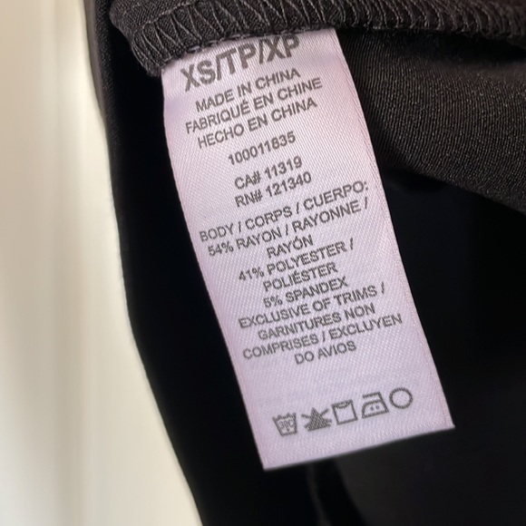 NWT Dynamite Jupe Woven Pencil Skirt in Jet Black High Waisted - Picture 5 of 9